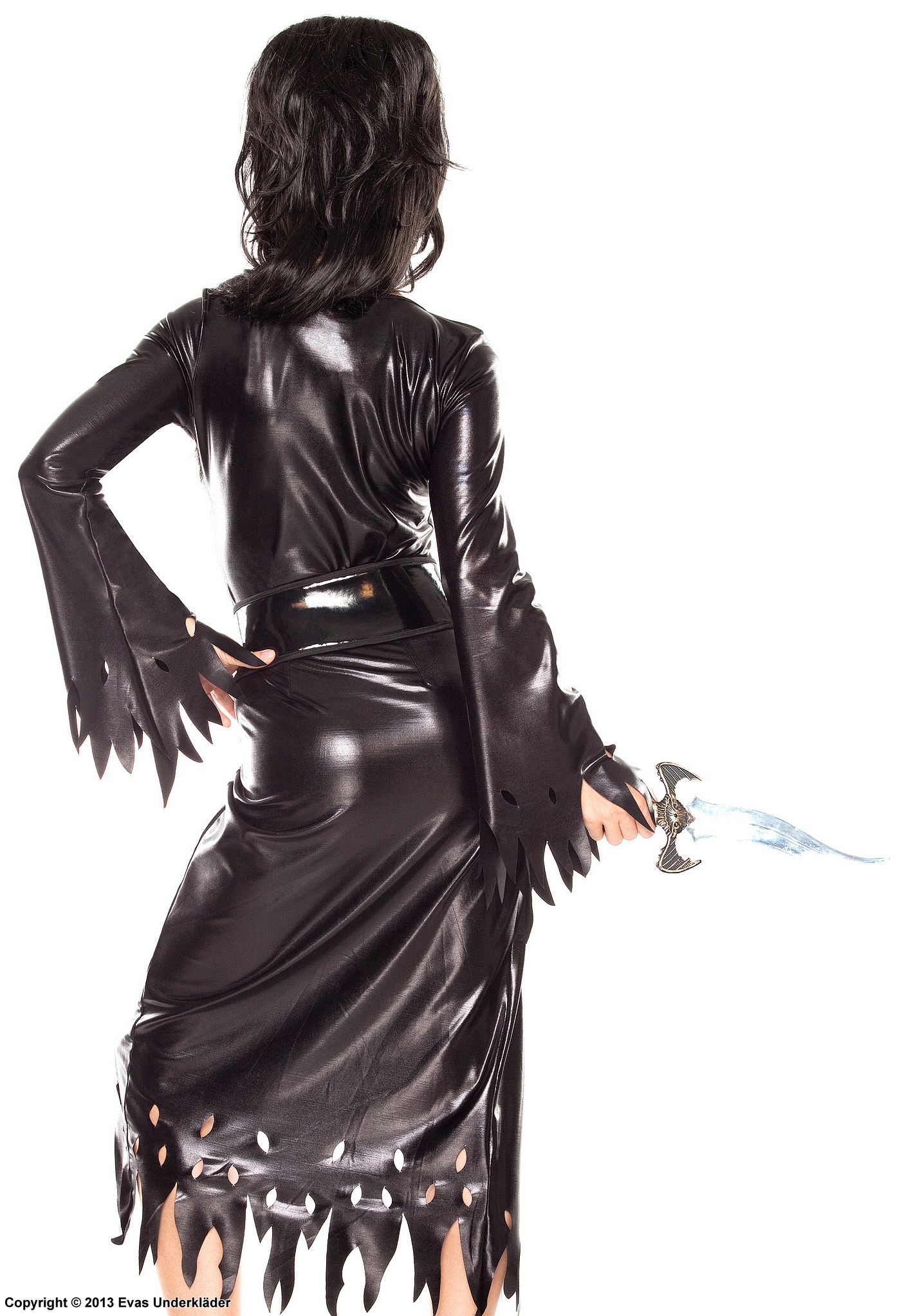 Elvira, maskeraddräkt i tre delar, plus size